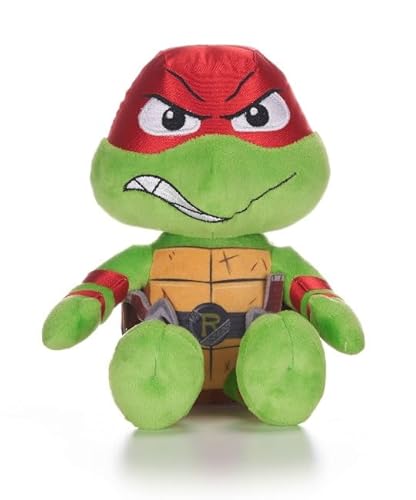 Mutant Mayhem Raphael Red Mask Turtle Plush 10 Inch Teenage Mutant Ninja Turtle Soft Toy von UKToyworld