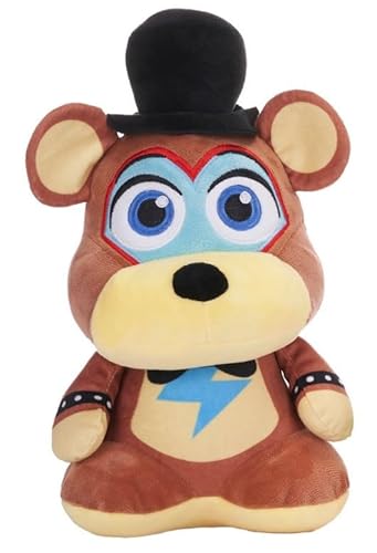 UKToyworld Five Nights At Freddy's Plüschtier, 27,9 cm, Sicherheitsverletzung, Glamrock Freddy, Plüschtier von UKToyworld