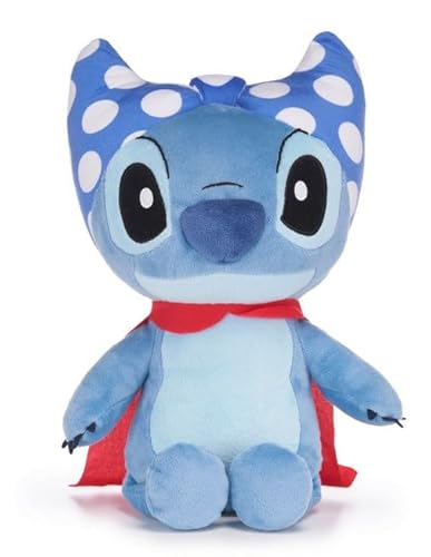 UKToyworld Ikonisches Stich im Kostüm, 30 cm, Plüsch mit Hut und Umhang von UKToyworld