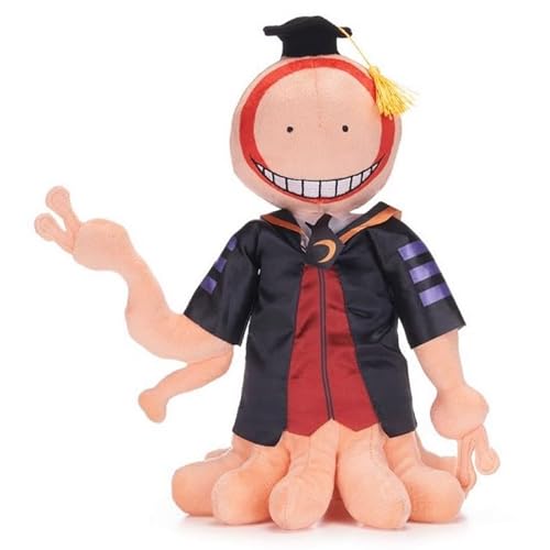 UKToyworld Koro Sensei Plüschtier, Orange, 30,5 cm, Oktopus, Assassination, Klassenzimmer, Stofftier von UKToyworld