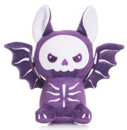 UKToyworld Skelett Stofftier 30,5 cm Fledermaus Plüschtier Flying Bat Soft Purple Plush von UKToyworld