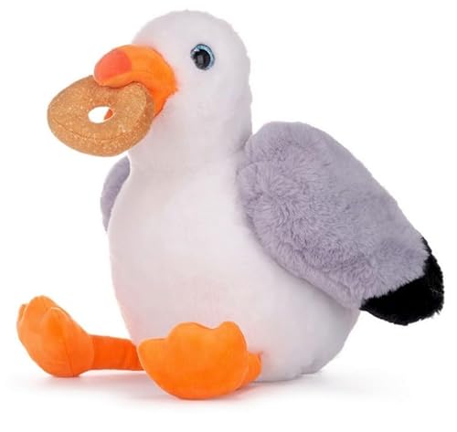 UKToyworld Steven Möwe 12 Zoll Möwe mit Donut Weiches Plüschtier Donut Plüsch Vogel Spielzeug von UKToyworld