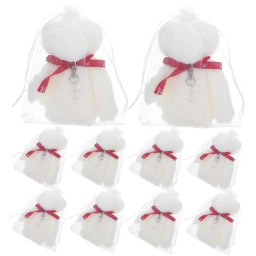 ULDIGI 1 Set Babyparty Schlüsselanhänger Und Handtuch Set Für Taufen Partygeschenke Und Hochzeits Souvenirs Süßer Bär Für Jungen Und Mädchen von ULDIGI