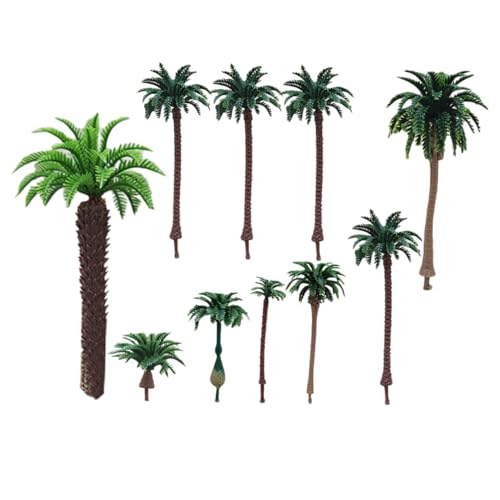 ULDIGI 10 Stück Teiliges Miniatur Kokospalmen aus Robustem Kunststoff Tropische Hawaii Deko für Modelleisenbahn Puppenhaus Micro Landschaft Bastelprojekte Kreative Gestaltung Vielseitige ULDIGI 10 Stück Teiliges Miniatur Kokospalmen aus Robustem Kunststoff Tropische Hawaii Deko für Modelleisenbahn Puppenhaus Micro Landschaft Bastelprojekte Kreative Gestaltung Vielseitige von ULDIGI