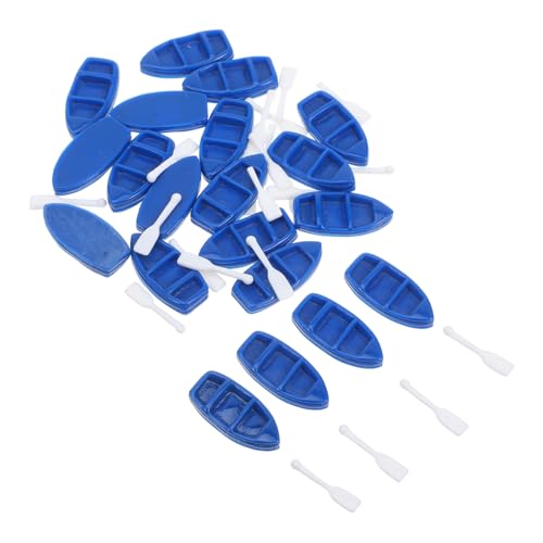 ULDIGI 20 Satz Teiliges Miniatur-Resin-Boot Rudern DIY-Assembly Ozeanisches Design Dunkelblaue Miniaturkanus für Strand-Themen-deko Bonsai-kinderzimmer Puppenhaus und Gartenaccessoires ULDIGI 20 Satz Teiliges Miniatur-Resin-Boot Rudern DIY-Assembly Ozeanisches Design Dunkelblaue Miniaturkanus für Strand-Themen-deko Bonsai-kinderzimmer Puppenhaus und Gartenaccessoires von ULDIGI