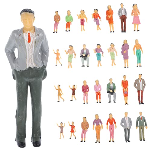 ULDIGI 26st Minifigur Spielzeugmenschen Leute Aus Dem Puppenhaus Spielset Mit Menschlichen Figuren Spielzeug Für Kleine Leute Mini-personenfiguren Menschen Actionfigur Miniaturen Abs von ULDIGI