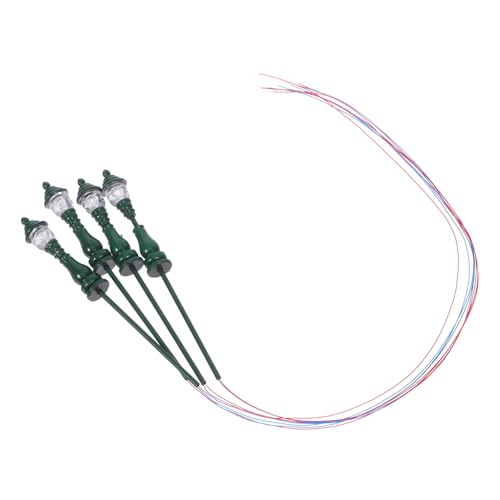 ULDIGI 4 Stück Maßstab Weiße LED Beleuchtung Robuste Straßenlaternen für Sandtisch Modellbau DIY Landschaftsdeko Langlebige Mini Straßenlampen für Puppenhäuser ULDIGI 4 Stück Maßstab Weiße LED Beleuchtung Robuste Straßenlaternen für Sandtisch Modellbau DIY Landschaftsdeko Langlebige Mini Straßenlampen für Puppenhäuser von ULDIGI