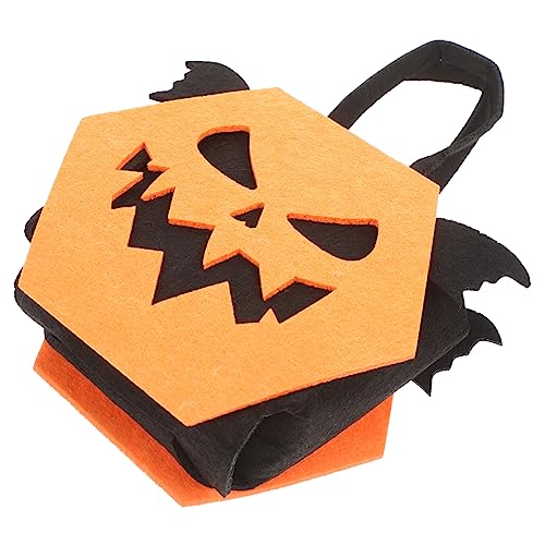 ULDIGI Halloween-Süßigkeitsbeutel Halloween-Partybevorzugungstaschen Halloween-Einkaufstasche halloween tasche halloween bag Party-Leckerli-Tasche Taschen für Halloween-Leckerbissen Vlies von ULDIGI