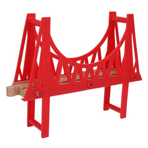 ULDIGI Holzeisenbahn Doppelstock brücke zum Zusammenbauen Robuste Holzzug schienen Zubehör für Kreative Flexible Spielzeugeisenbahn Kompatibel mit Thomas für Zuhause und Schule ULDIGI Holzeisenbahn Doppelstock brücke zum Zusammenbauen Robuste Holzzug schienen Zubehör für Kreative Flexible Spielzeugeisenbahn Kompatibel mit Thomas für Zuhause und Schule von ULDIGI