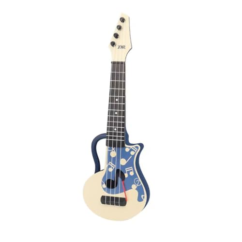 ULDIGI Kinder Gitarre Mini-Ukulele Kinder-Ukulele-Gitarrenspielzeug kinderinstrumente Kinder musikinstrumente Modelle von Musikinstrumenten Gitarrenspielzeug aus Kunststoff Nylon Blue von ULDIGI