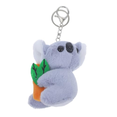 ULDIGI Koala-puppen-schlüsselanhänger Koala-schlüsselanhänger Weicher Schlüsselanhänger Koala-clip Schlüsselanhänger Für Autoschlüssel Koalabär Schlüsselringe Für Bastelarbeiten Plüsch von ULDIGI