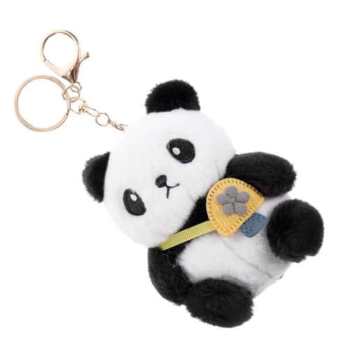 ULDIGI Panda-puppen-schlüsselanhänger, Bezaubernder Plüsch-panda-anhänger, Handtaschen-schlüsselanhänger, Taschenanhänger von ULDIGI