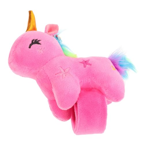 ULDIGI Plüsch-Einhorn Slap Armband aus Weichem Bequemes Kuscheltier-schnapparmband Langlebiges Party-Accessoire für Festivaldekoration Zufällige Farbe ULDIGI Plüsch-Einhorn Slap Armband aus Weichem Bequemes Kuscheltier-schnapparmband Langlebiges Party-Accessoire für Festivaldekoration Zufällige Farbe von ULDIGI