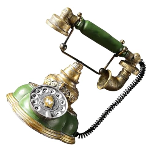 ULDIGI Rentnertelefon Handy Gefälschtes Retro Festnetztelefone Stil Telefon Altmodische Heimbüro Mit Europäischen Im Modell Wählscheibentelefon Telefonornament Telefonmodell Wählscheibe Antikes Altes von ULDIGI