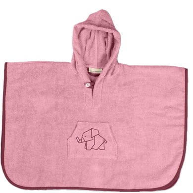 ULLENBOOM Badeponcho - Rosa 45x70 cm von ULLENBOOM