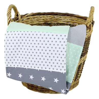 ULLENBOOM Babydecke & Kuscheldecke 70X100 cm Mint von ULLENBOOM