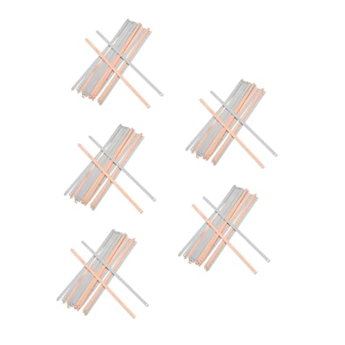 ULTECHNOVO 100 Stück Wissenschaft Und Bildung Und Ausrüstung Batterien Batterie DIY Stiel Laborexperimente Kartoffel Wissenschafts Lernset Kartoffeluhr Wissenschaftsstreifen Physik von ULTECHNOVO