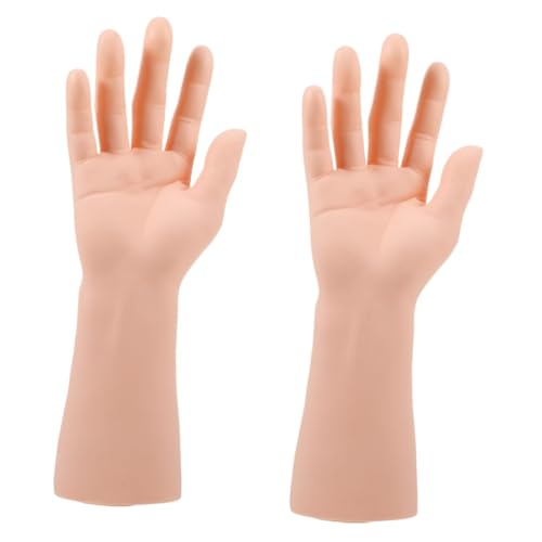 ULTECHNOVO 2st Simuliertes Männliches Handmodell Ausstellungsstand Anzeige Schaufensterpuppen Uhrenständer Männliche Schaufensterpuppe Ring-display-halter Hand Schaufensterpuppe Vinyl von ULTECHNOVO