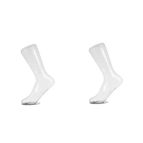 ULTECHNOVO 2st Transparentes Fußmodell Präsentationsform Für Weibliche Fußsocken Mannequin-fuß Fußpuppe Für Fußkettchen Schaufensterpuppen Füße Modell Fußanzeige Sockendisplay Fußform Plastik von ULTECHNOVO