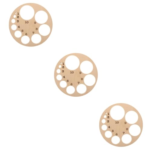 ULTECHNOVO 3St Diagramm des Gebärmutterhalses Holzmodell Klassen Hebammen- Beckenbodenmuskeltrainer Perlen fötal Planke Geburt Rad Bausatz Oberschenkeltrainer J hölzern Beige von ULTECHNOVO