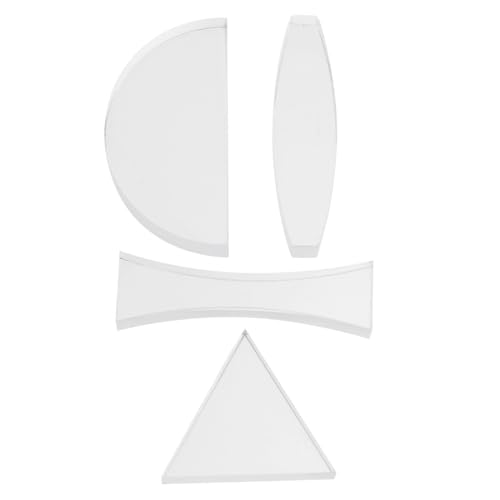 ULTECHNOVO 4 Stück Teiliges Optisches Linsenset aus Acryl mit Konvexer Konkaver Halbkreisförmiger und Dreieckiger Linse für Physikunterricht Lichtbrechung Experimente Lehrmittel für Schüler ULTECHNOVO 4 Stück Teiliges Optisches Linsenset aus Acryl mit Konvexer Konkaver Halbkreisförmiger und Dreieckiger Linse für Physikunterricht Lichtbrechung Experimente Lehrmittel für Schüler von ULTECHNOVO