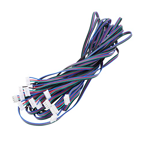 ULTECHNOVO Kabelsatz Verlängerung Ender 3 Nema23 Cable 10Pcs 3D- ? Anschlussmotor- Kabel für Schrittmotor 1M 3D- Druckerteile Leitung Linie ? Kabel Schrittmotor Nema Ender 3 Pro Kabelbaum von ULTECHNOVO