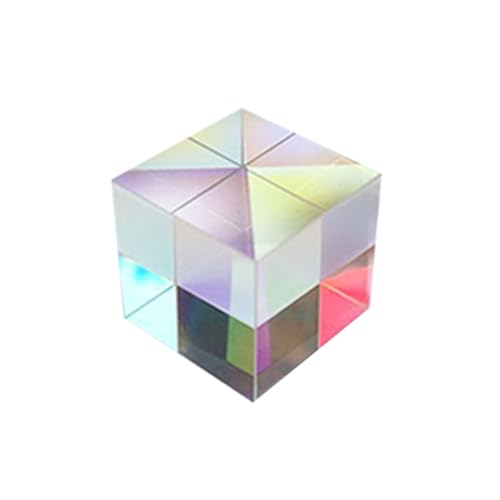 ULTECHNOVO Optischer Glaswürfel Rgb Dispersion Prisma für Physikunterricht Naturlichtreflexion Lernspielzeug Dekoration und Experiment Zubehör ULTECHNOVO Optischer Glaswürfel Rgb Dispersion Prisma für Physikunterricht Naturlichtreflexion Lernspielzeug Dekoration und Experiment Zubehör von ULTECHNOVO