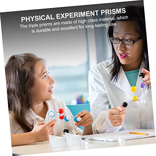 ULTECHNOVO Optisches Dreiecksprisma Glas für Physikunterricht Optische Experimente Kompaktes Tragbares Optisches Instrument für Lichtbrechung und Farbzerlegung Demonstrationen ULTECHNOVO Optisches Dreiecksprisma Glas für Physikunterricht Optische Experimente Kompaktes Tragbares Optisches Instrument für Lichtbrechung und Farbzerlegung Demonstrationen von ULTECHNOVO