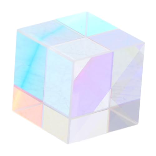 ULTECHNOVO Werkzeug Prisma Würfel Glas Prisma für Physik Unterricht Desktop Decor Rgb Dispersion Prisma für Fotografie von ULTECHNOVO