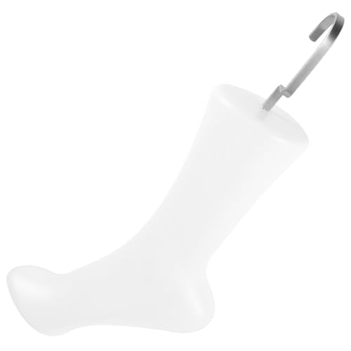 ULTECHNOVO weibliches Fußsocken-Display-Modell schaufensterpuppe maneküre- set shoe holder Schuhe Anzeige weibliches Fußmodell mit Haken weibliches Fußmodell aus Kunststoff mit Haken Plastik von ULTECHNOVO