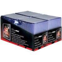 ULTRAPRO 83665 3" x 4" Clear Regular Toploader und Soft Sleeves Bundle (200 Stück) für Karten im Standardformat von ULTRA PRO