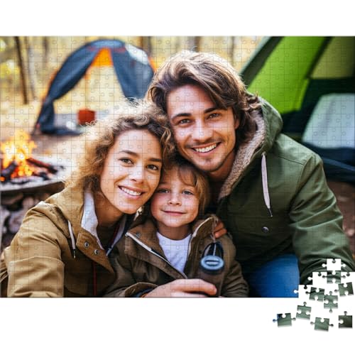 UM UPMALL Foto-Puzzle 35-1000 Teile in inkl. Verpackung/Personalisiertes Puzzle mit eigenem Bild - Puzzle mit eigenem Bild erstellen - Benutzerdefiniert Puzzle Geburtstage, Muttertag & Valentinstag von UM UPMALL