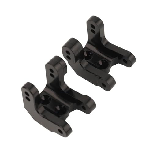 UNARAY 2Pcs Aluminium Vorne Hinten Oberen Stoßdämpfer Befestigung Halterung for RC 1/8 Losi LMT Feste Achse 4WD Monster Truck Upgrade Teil (Size : Black) von UNARAY