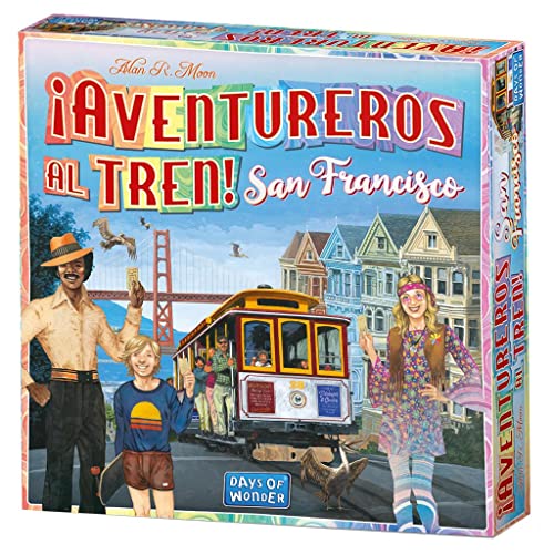 Unbox Now - Tage der Wunder Abenteurer zum Zug! San Francisco - Brettspiel auf Spanisch von UNBOX NOW