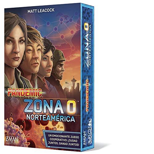 Z-man Games España ZMG7141ES Pademic Zone 0-Nordamerika, bunt von UNBOX NOW