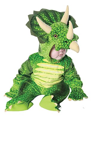 Underwraps Green Triceratops Plush Baby Costume S 6-12 Months von UNDERWRAPS