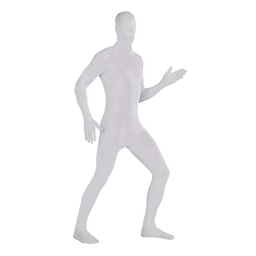 UNFAIRZQ Voller Overall Spandex Stretch Erwachsene Kostüm Chromakey Tughts Verschwinden Männer Unisex Body Suit für Halloween Cosplay Verschwinden Mann Body von UNFAIRZQ