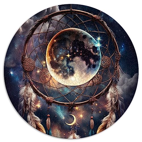 Dreamcatcher Tales-Puzzles für Erwachsene, 1000-teiliges Puzzle für Erwachsene, rundes Puzzle, lustiges Geschenk (67,5 x 67,5), 1000 Teile von UNIKEI