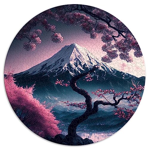 Puzzles für japanische Kirschblüten, 1000-teiliges Puzzle, rundes Puzzle-Geschenkspielzeug (67,5 x 67,5), 1000 Stück von UNIKEI