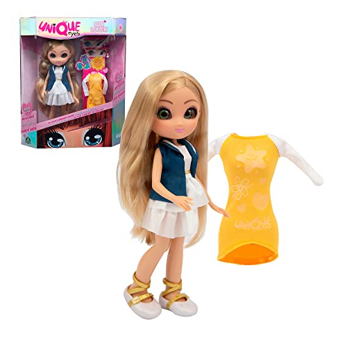 Giochi Preziosi Sun Lover Puppe mit wechselnden Augen unter der Sonne, Amy Fashion Doll, für Mädchen ab 3 Jahren, Mehrfarbig von Giochi Preziosi