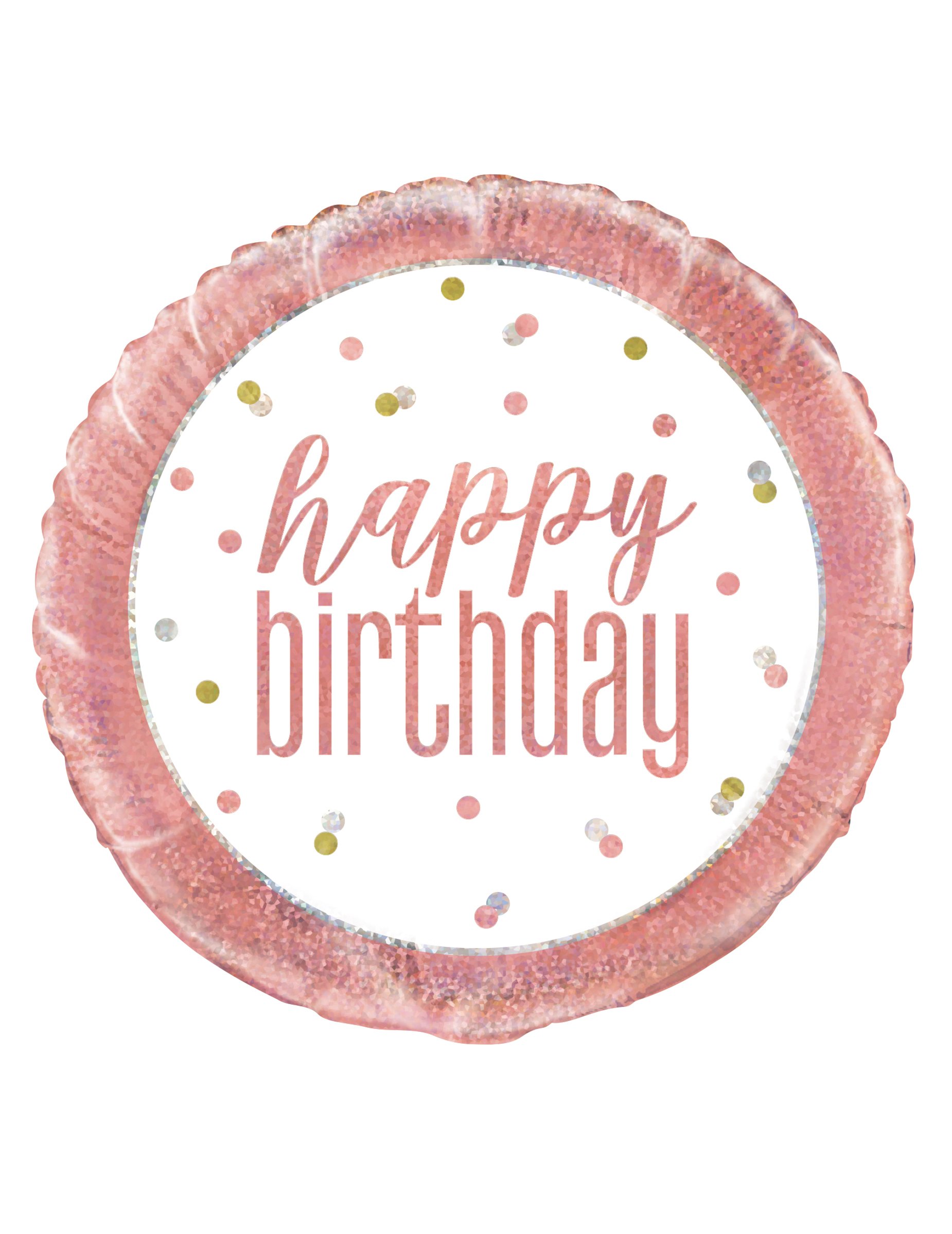Geburtstags-Ballon Happy Birthday bunt 45 cm Geburtstags-Ballon Happy Birthday bunt 45 cm von UNIQUE