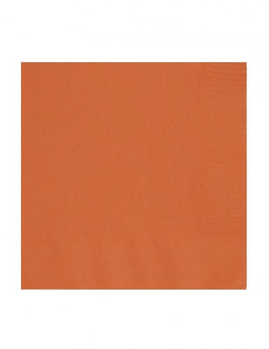 Servietten Set Papierservietten 50 Stück orange 34x34cm von UNIQUE