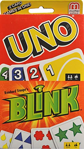 UNO Klassisches Reinhard Staupe's Blink Kartenspiel-Set, 2 Stück von UNO