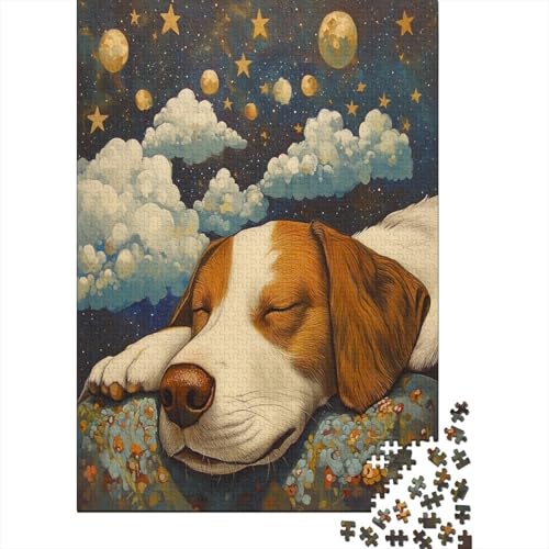 Beaglehunde Puzzle 1000 Teile, Erwachsene, Klassische Puzzle, Impossible Puzzle,Geschicklichkeitsspiel Für Die Ganze Familie Erwachsenenpuzzle Ab 14 Jahren Puzzel 1000pcs (75x50cm) von UNRXJZLVM