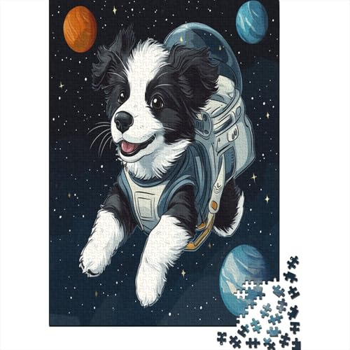 Border Collie Puzzle 1000 Teile Erwachsener Kniffel Spaß Für Die Ganze Familie - Abwechslungsreiche 1000 Puzzleteilige Motive Puzzle Erwachsene, Puzzel 1000pcs (75x50cm) von UNRXJZLVM