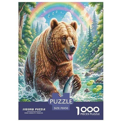 Braun Bär Puzzles 1000 Teile Schwer Puzzle Spielzeug Lernspiel Impossible Herausforderung Spielzeug Für Erwachsene Und Kinder Ab 12 Jahren 70x50cm/1000pcs Braun Bär Puzzles 1000 Teile Schwer Puzzle Spielzeug Lernspiel Impossible Herausforderung Spielzeug Für Erwachsene Und Kinder Ab 12 Jahren 70x50cm/1000pcs von UNRXJZLVM