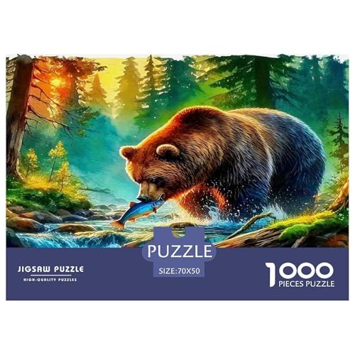 Braun Bär Puzzles 1000 Teile Schwer Puzzle Spielzeug Pädagogisches Spiel Impossible Herausforderungsspielzeug Für Erwachsene Und Kinder Ab 12 Jahren 70x50cm/1000pcs Braun Bär Puzzles 1000 Teile Schwer Puzzle Spielzeug Pädagogisches Spiel Impossible Herausforderungsspielzeug Für Erwachsene Und Kinder Ab 12 Jahren 70x50cm/1000pcs von UNRXJZLVM