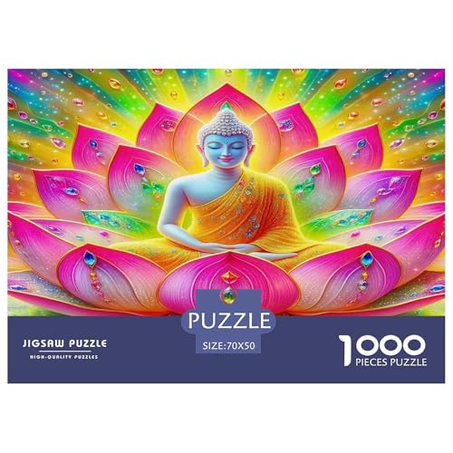 Buddha-Statue Puzzle 1000-teilige Schwer Puzzle Spielzeug Lernspiel Impossible Herausforderung Spielzeug Für Erwachsene Kinder 70x50cm/1000pcs Buddha-Statue Puzzle 1000-teilige Schwer Puzzle Spielzeug Lernspiel Impossible Herausforderung Spielzeug Für Erwachsene Kinder 70x50cm/1000pcs von UNRXJZLVM