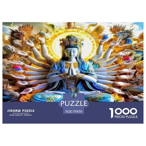 Buddha-Statue Puzzles 1000 Teile Schwer Puzzle Spielzeug Lernspiel Impossible Herausforderungsspielzeug Für Erwachsene Und Kinder Ab 14 Jahren 70x50cm/1000pcs Buddha-Statue Puzzles 1000 Teile Schwer Puzzle Spielzeug Lernspiel Impossible Herausforderungsspielzeug Für Erwachsene Und Kinder Ab 14 Jahren 70x50cm/1000pcs von UNRXJZLVM