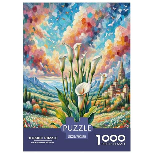 Calla Lilie Puzzles 1000-teilige Schwer Puzzle Spielzeug Lernspiel Impossible Herausforderungsspielzeug Für Erwachsene Kinder 70x50cm/1000pcs Calla Lilie Puzzles 1000-teilige Schwer Puzzle Spielzeug Lernspiel Impossible Herausforderungsspielzeug Für Erwachsene Kinder 70x50cm/1000pcs von UNRXJZLVM